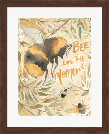 Framed Bee in the Moment Print