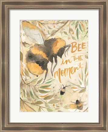 Framed Bee in the Moment Print