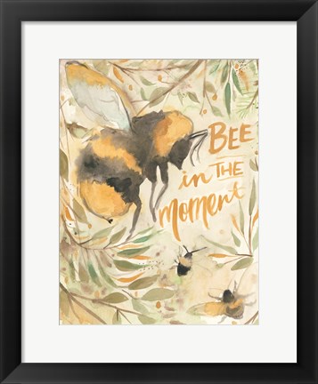 Framed Bee in the Moment Print