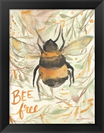 Framed Bee Free Print