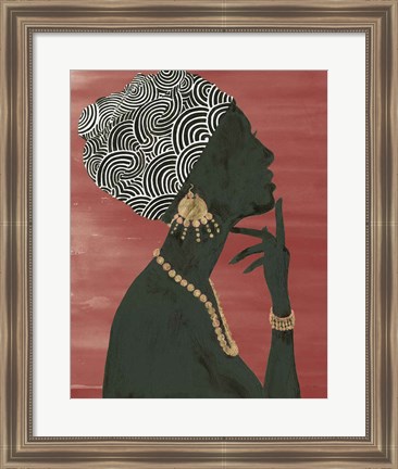 Framed Graceful Majesty I Chili Print