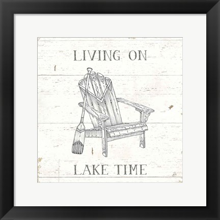 Framed Lake Sketches IV Print