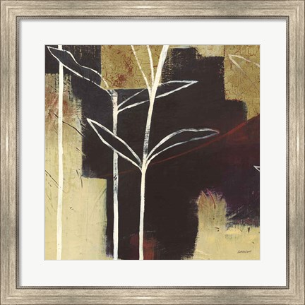 Framed Sun Stems Tile III Print