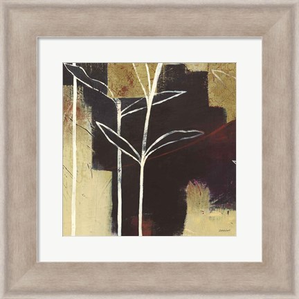 Framed Sun Stems Tile III Print