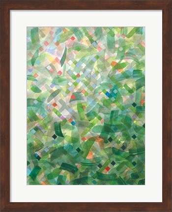 Framed Jungle Abstract II Print