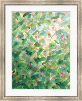 Framed Jungle Abstract I Print