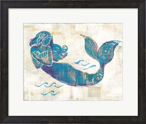 Framed On the Waves II Jewel Print