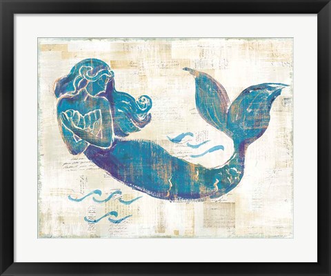 Framed On the Waves II Jewel Print