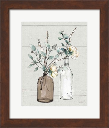 Framed Modern Farmhouse II Shiplap Print