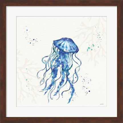 Framed Deep Sea V No Words Print