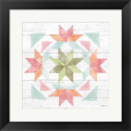 Framed Pastel Flower Market XI Print