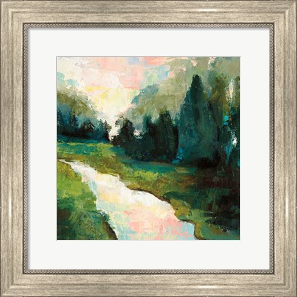 Framed River Walk Print