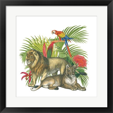 Framed In the Jungle II Print