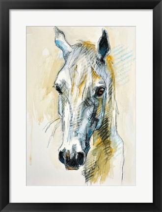 Framed Horse Head Print