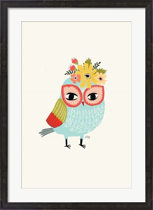 Framed Helga Owl Print