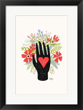 Framed Love Always Wins Print