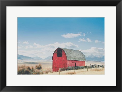 Framed Wood and Nails Print