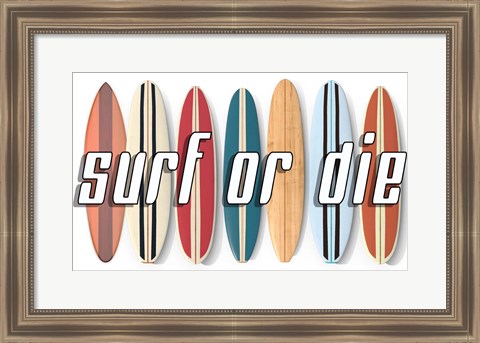 Framed Surf of Die Print