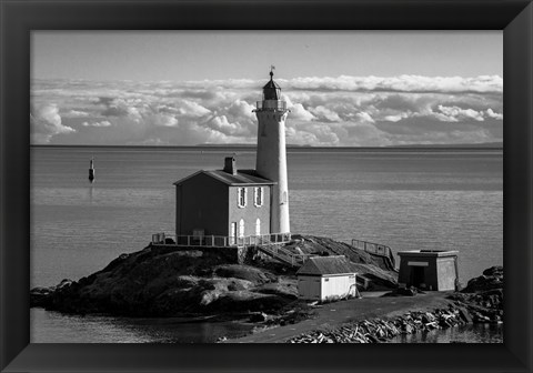 Framed Fisgard Lighthouse Print