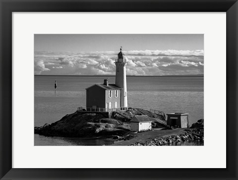 Framed Fisgard Lighthouse Print