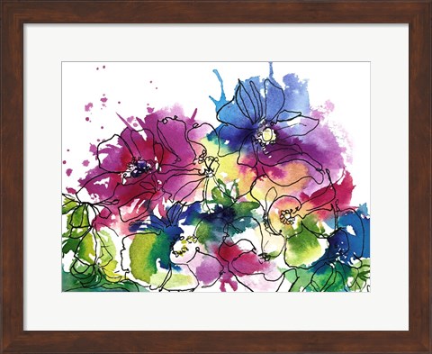 Framed Anemones Print