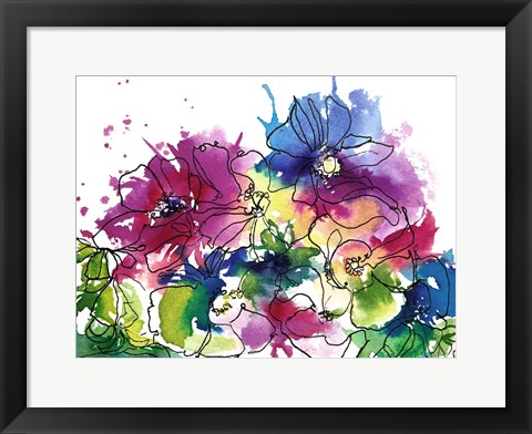 Framed Anemones Print