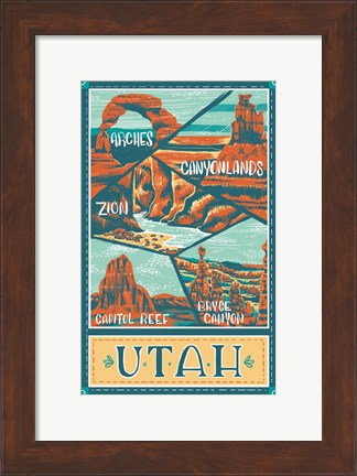 Framed Utah Parks Print