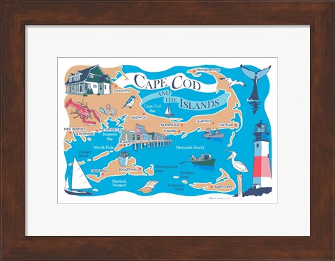 Framed Cape Cod Print