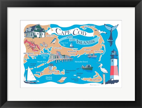 Framed Cape Cod Print