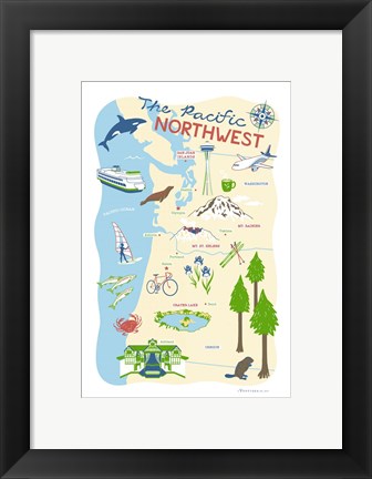 Framed Pacific Northwest Print