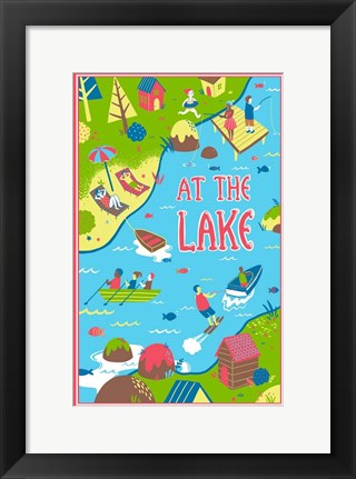 Framed At the Lakes Print