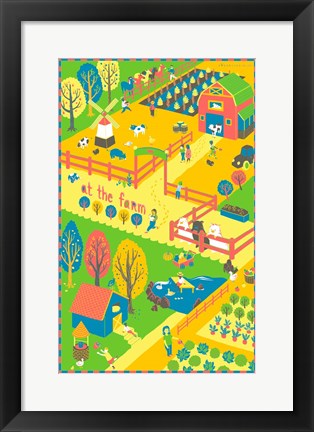 Framed At the Farm Print