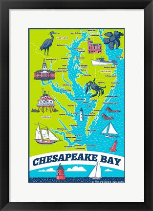 Framed Chesapeake Bay Print