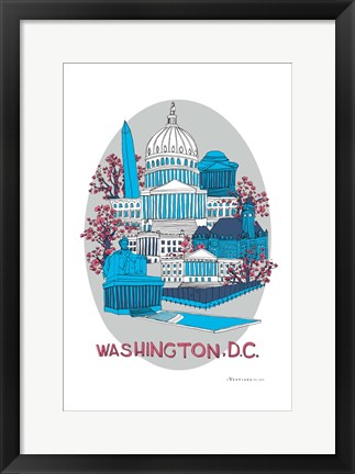 Framed Washington DC Print