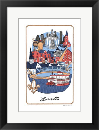 Framed Louisville Print