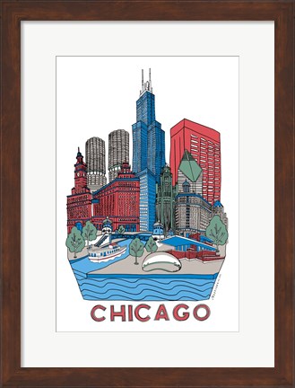 Framed Chicago Print