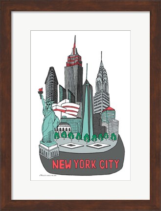 Framed New York Print