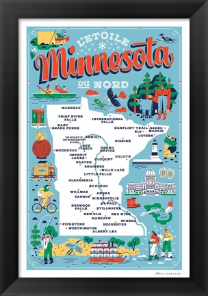 Framed Minnesota Print