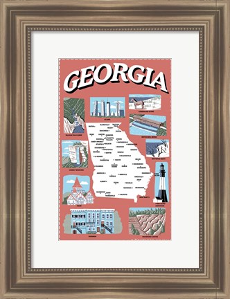 Framed Georgia Print