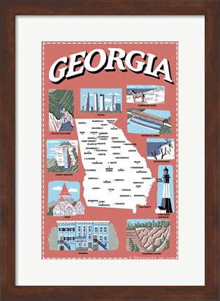 Framed Georgia Print