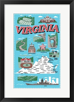 Framed Virginia Print