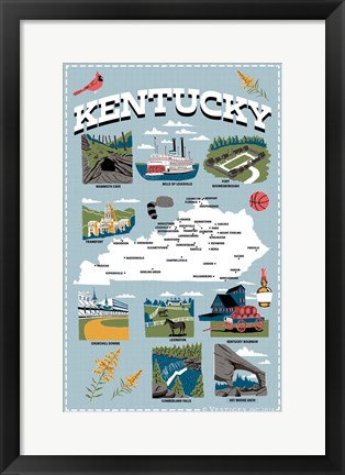 Framed Kentucky Print