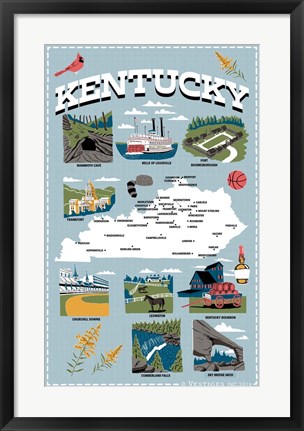 Framed Kentucky Print