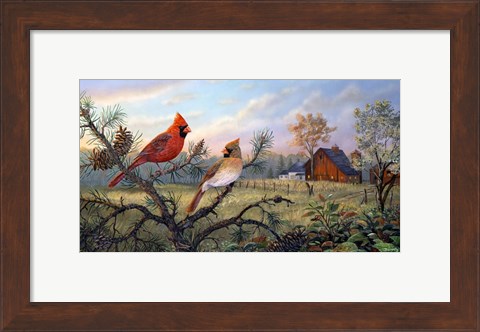 Framed Meadow Retreat Print