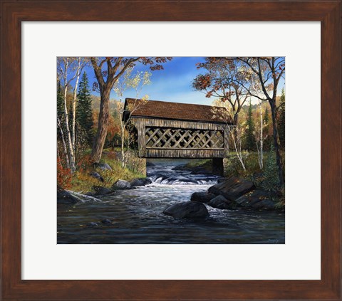 Framed Trout Creek Crossing Print