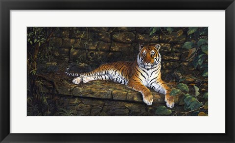 Framed Temple Tigress Print