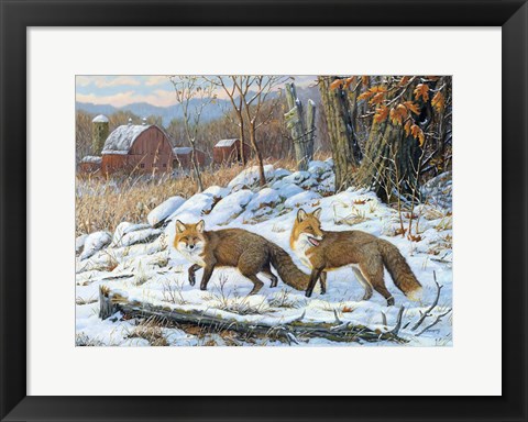 Framed Hunting We Will Go Print