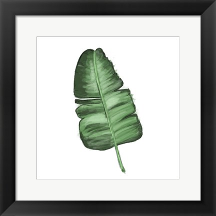 Framed Leaves of the Tropics I Print