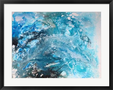 Framed Galaxy abstract Print