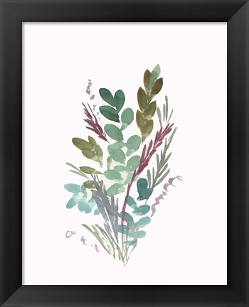 Framed Farmhouse Florals I Print